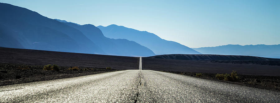 Lonely Road In Death Valley National Park In California #6 Photograph by Alex Grichenko