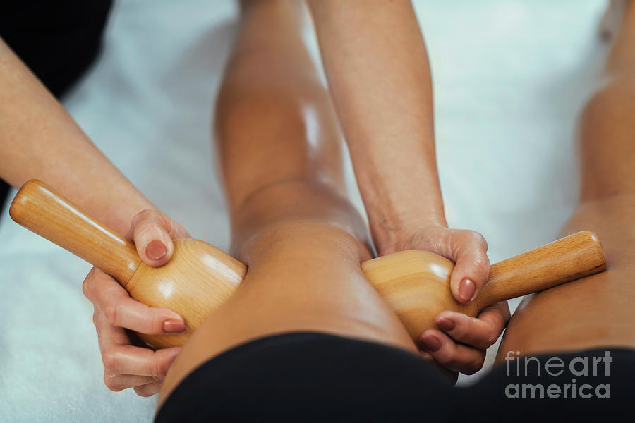 Cup Photograph - Maderotherapy Anti Cellulite Massage Treatment #6 by Microgen Images/science Photo Library