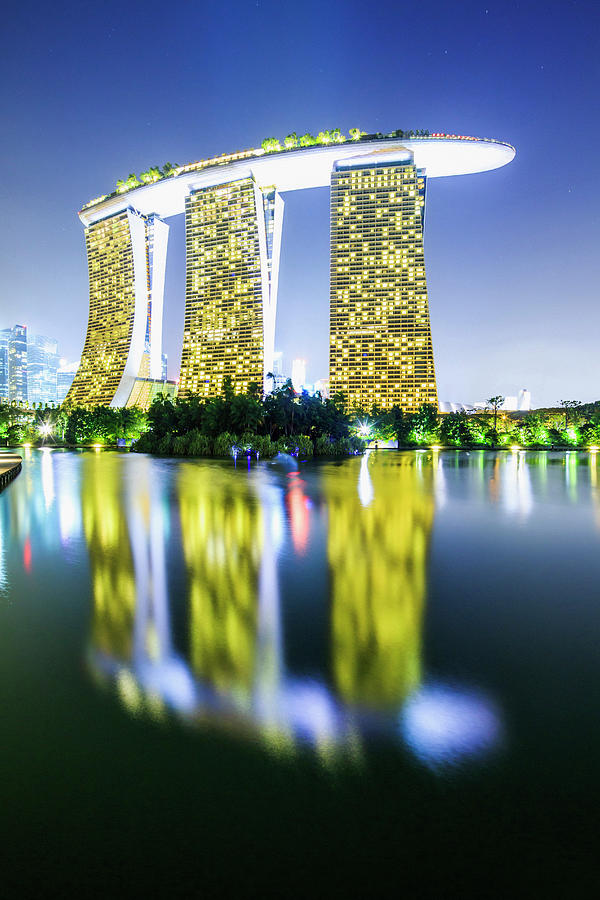 Marina Bay Sands, Singapore #6 Digital Art by Maurizio Rellini