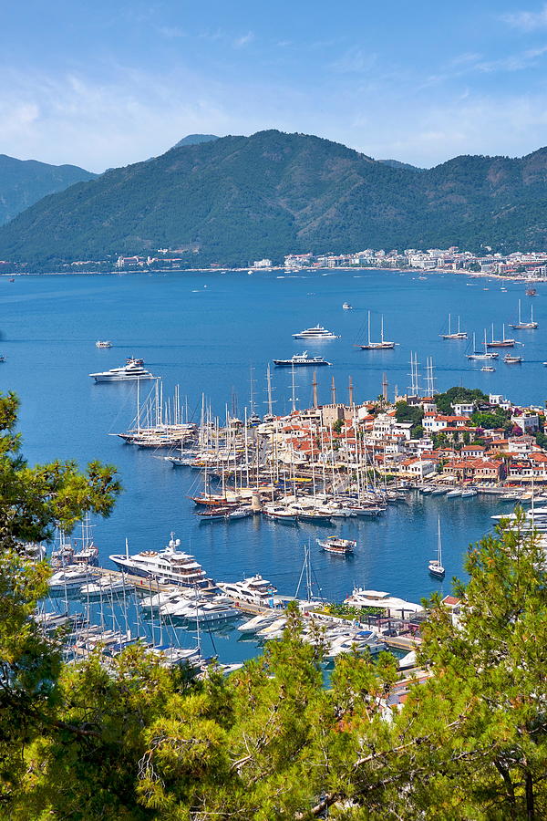 Turkey Photograph - Marmaris Old Town And Harbour, Turkey #6 by Jan Wlodarczyk
