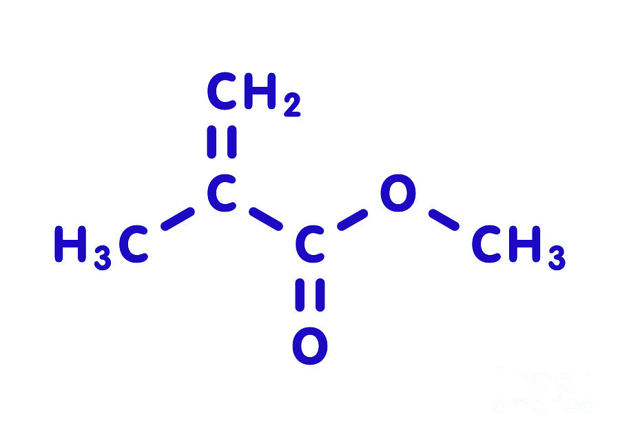 Methyl Methacrylate Molecule #6 Photograph by Molekuul/science Photo Library