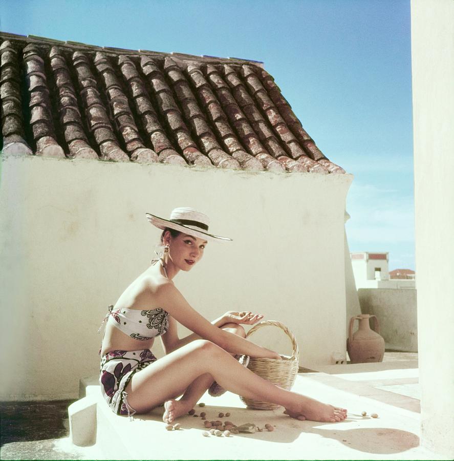Summer Photograph - Model In A Calypso Bikini #6 by Henry Clarke