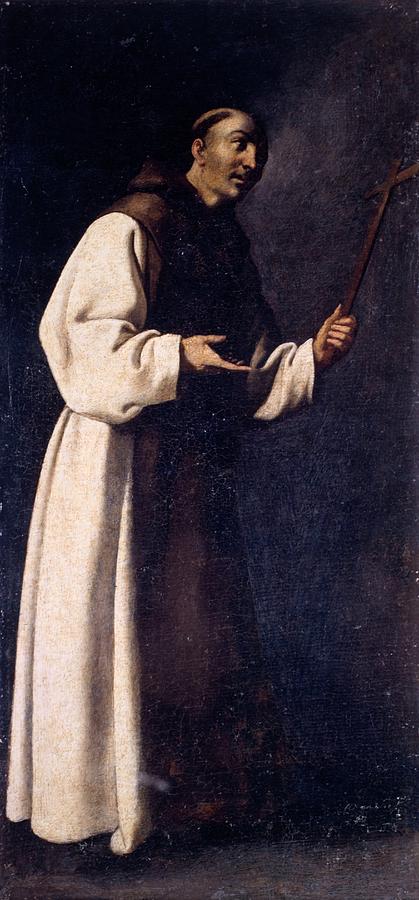 Monasterio de Guadalupe. #6 Painting by Francisco de Zurbaran -c 1598-1664-