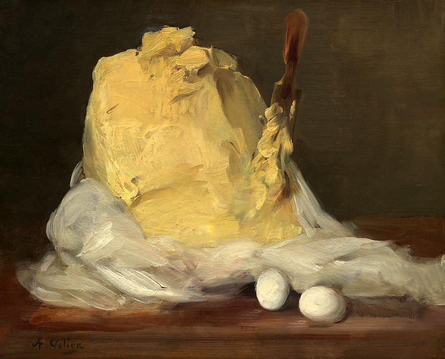 Antoine Vollon Painting - Mound Of Butter #6 by Mountain Dreams