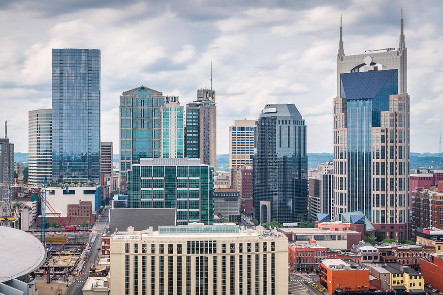 Nashville Photograph - Nashville, Tennessee, Usa Downtown #6 by Sean Pavone