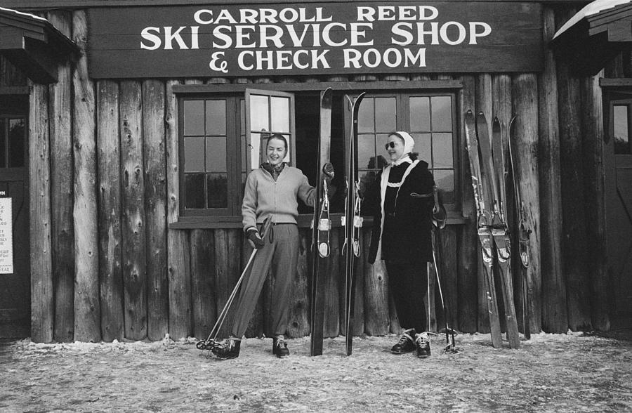 New England Skiing Photograph by Slim Aarons