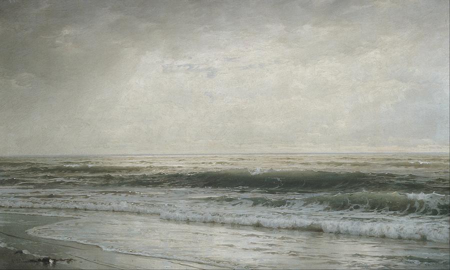 William Trost Richards Painting - New Jersey Beach #6 by William Trost Richards