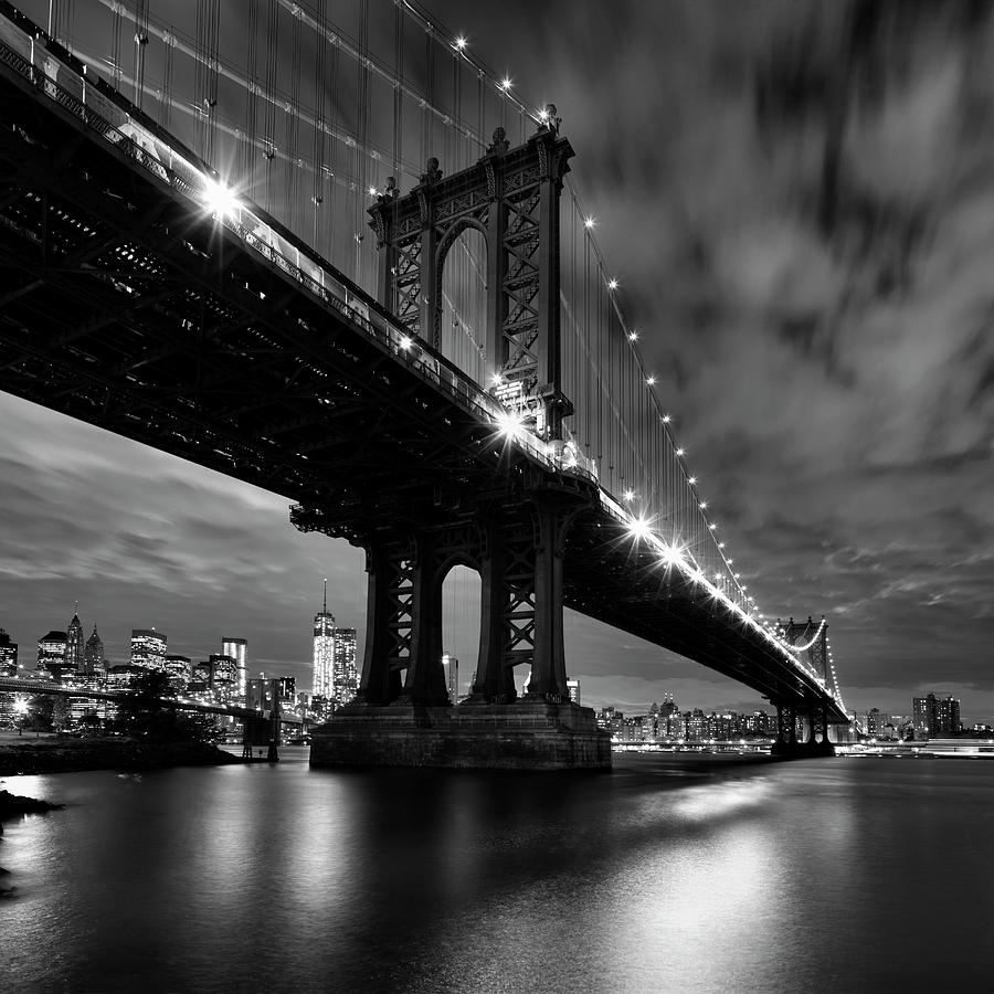 New York City, Manhattan Bridge #6 Digital Art by Massimo Ripani