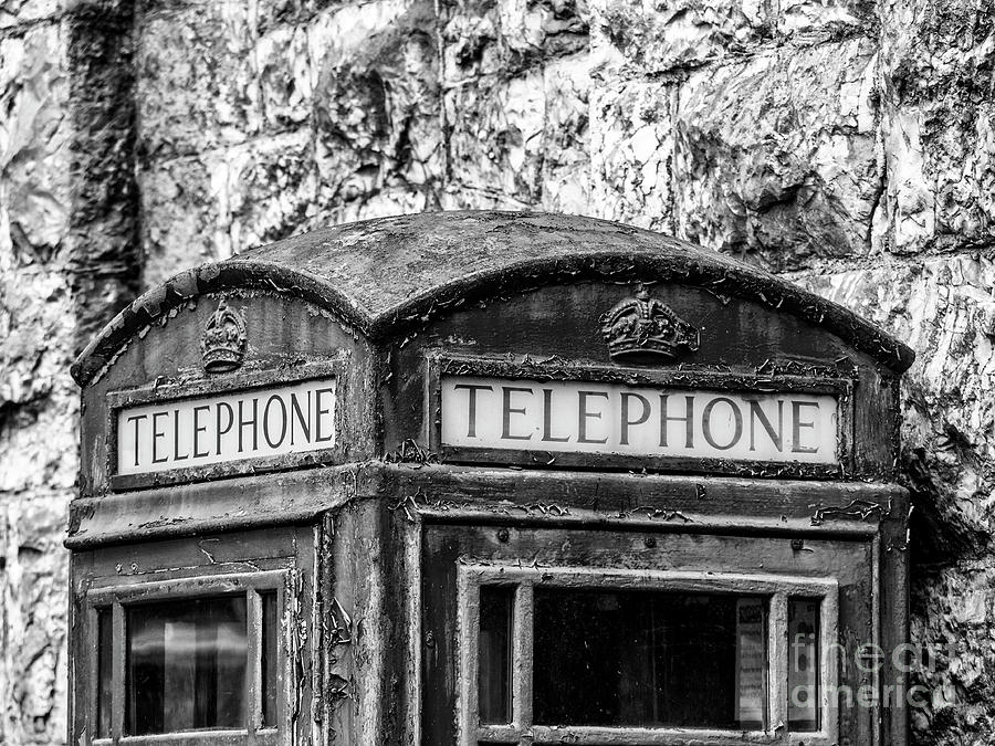 Old Telephone Box #6 Photograph by Jim Orr