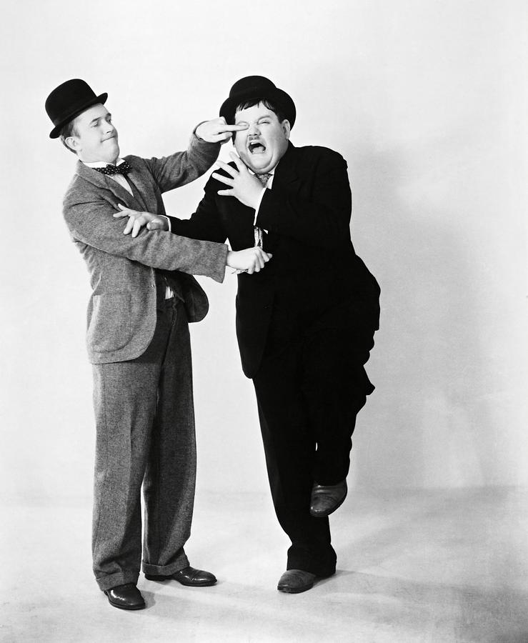 Oliver Hardy . Stan Laurel . #6 Photograph by Album