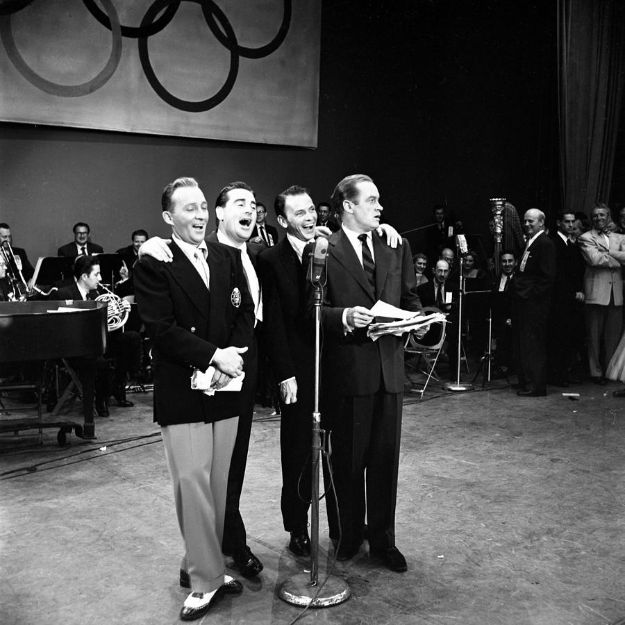 Bing Crosby Photograph - Olympic Games Telethon 1952 #6 by Frank Worth