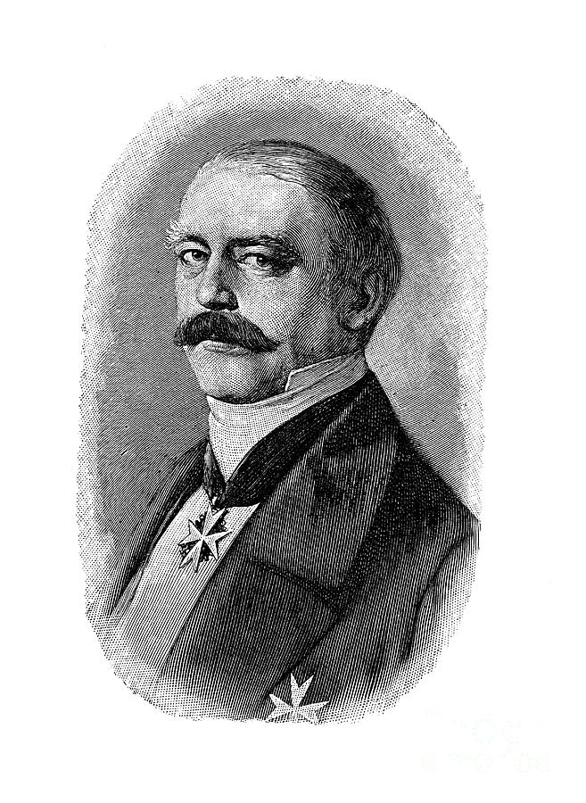 Otto Von Bismarck, German Statesman #6 Drawing by Print Collector