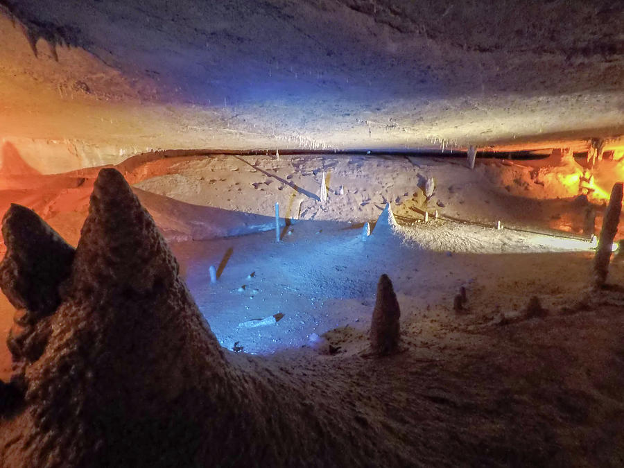 Pathway underground cave in forbidden cavers near sevierville te #6 Photograph by Alex Grichenko