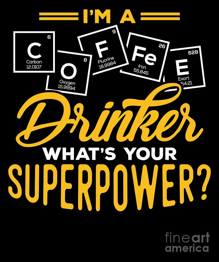 Periodic Table of Coffee Caffein Espresso Gift by TeeQueen2603 Periodic Table of Coffee Caffein Espresso Gift by TeeQueen2603