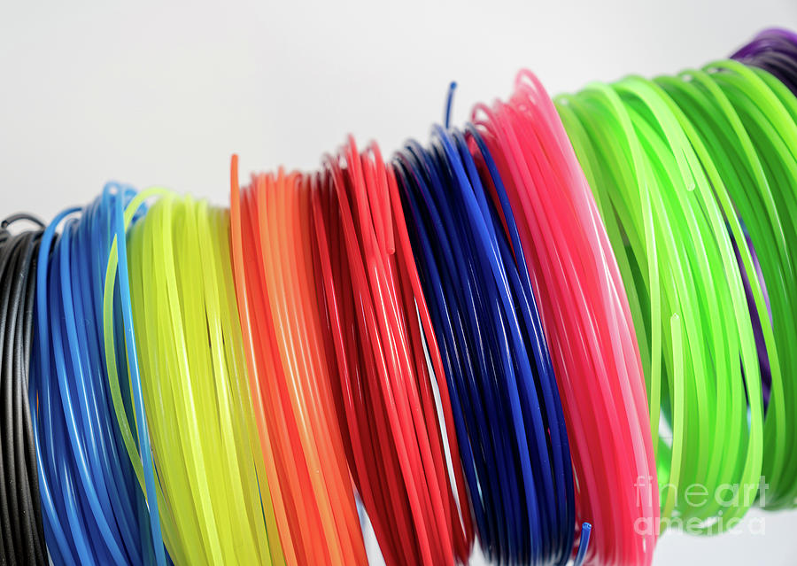 Plastic Filaments For 3d Printing #6 Photograph by Wladimir Bulgar/science Photo Library