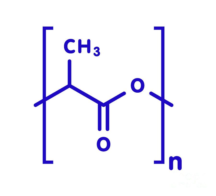 Polylactic Acid Bioplastic Chemical Structure Photograph by Molekuul ...