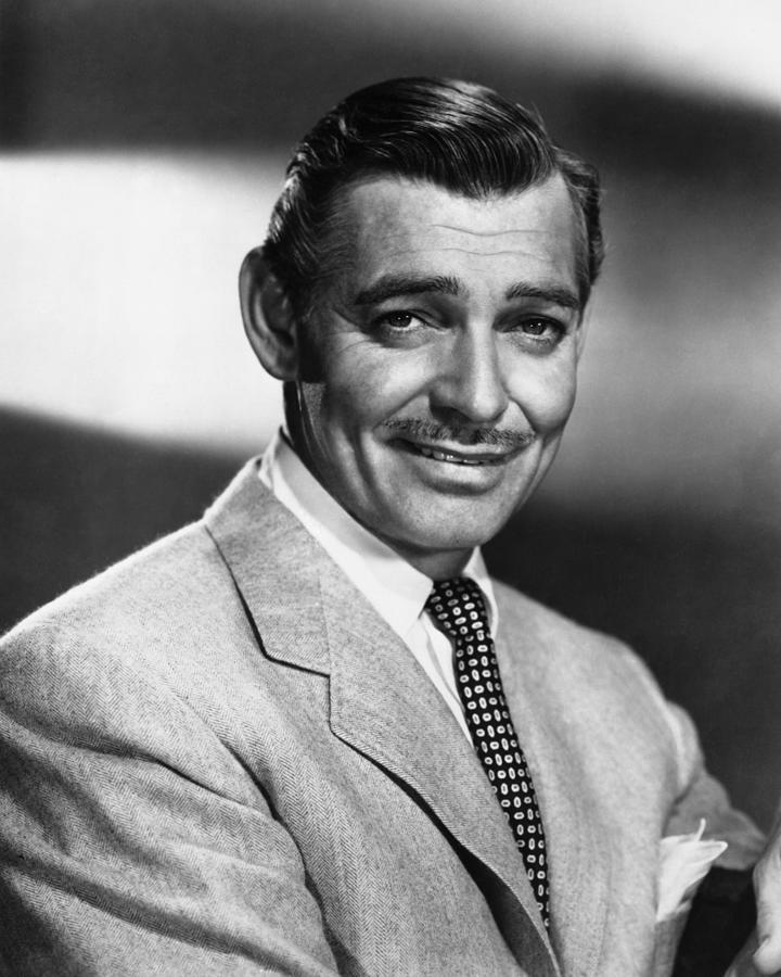 Portrait Of Smiling Clark Gable Photograph by Globe Photos - Fine Art ...