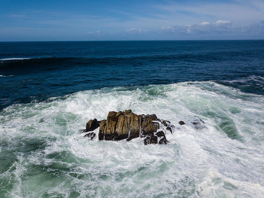 Nature Photograph - Powerful Swells From The Pacific Ocean #6 by Ethan Daniels