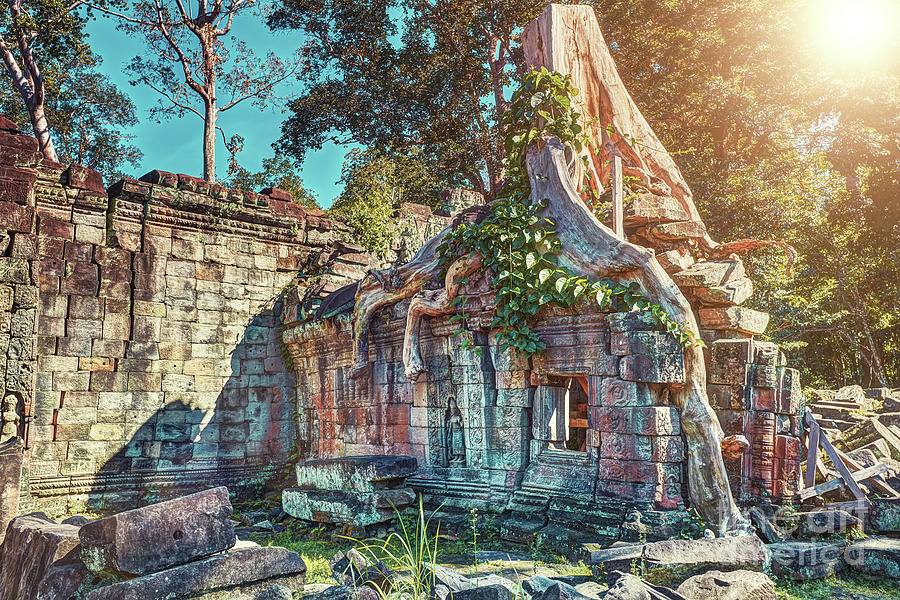 Preah Khan temple angkor wat unesco world heritage site #6 Photograph by MotHaiBaPhoto Prints
