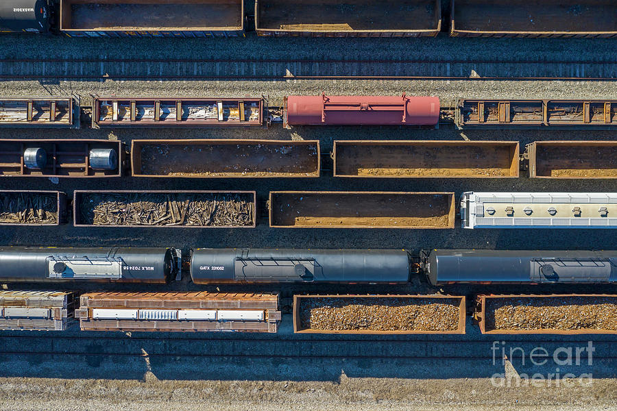 Rail Yard #6 Photograph by Science Photo Library Rail Yard #6 Photograph by Science Photo Library