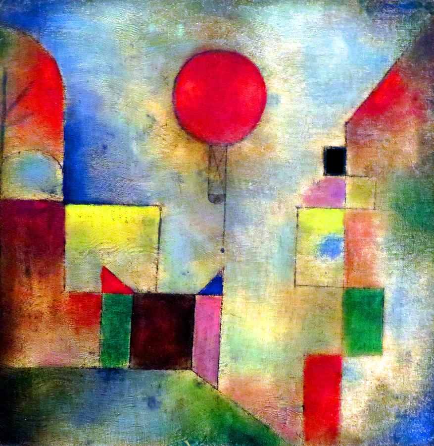Paul Klee - Red Balloon Painting by Jon Baran