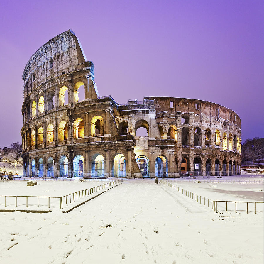 Rome, Coliseum, Italy #6 Digital Art by Luigi Vaccarella