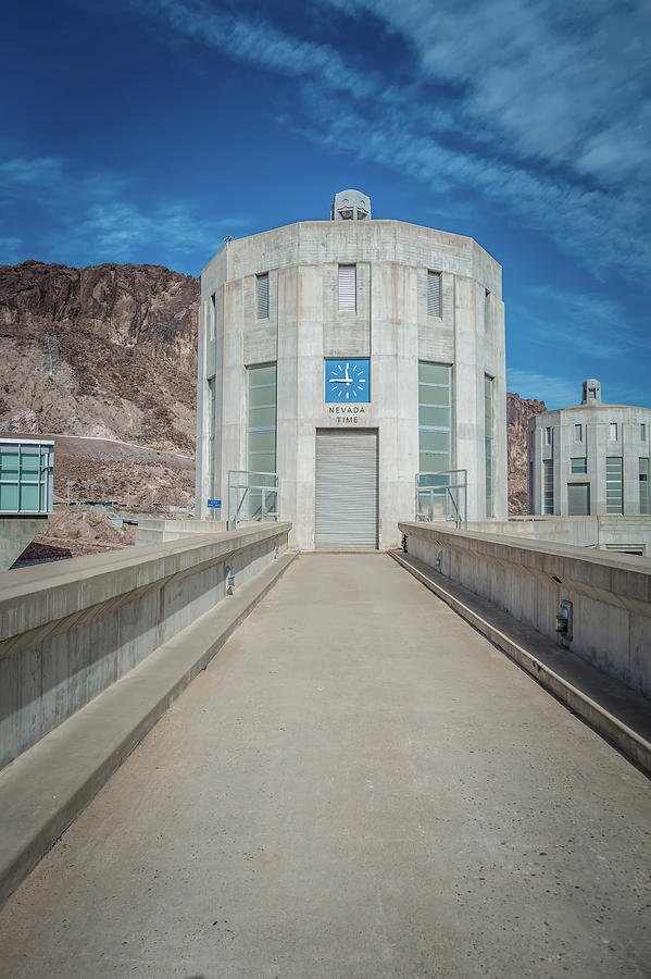 scenes around Hoover dam and  Mike OCallaghan - Pat Tillman Mem #6 Photograph by Alex Grichenko