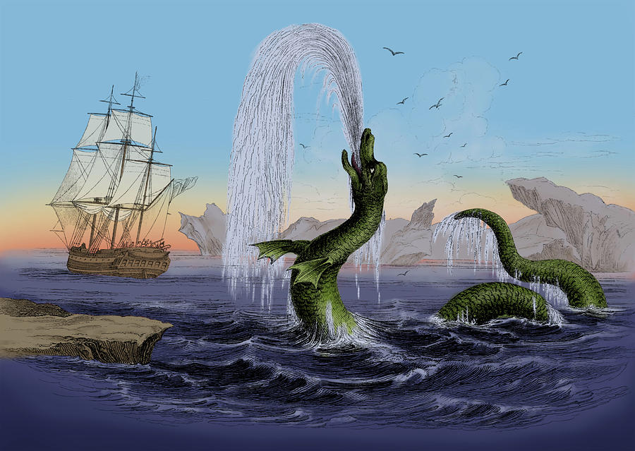 Sea Serpent, Legendary Monster #6 Photograph by Science Source