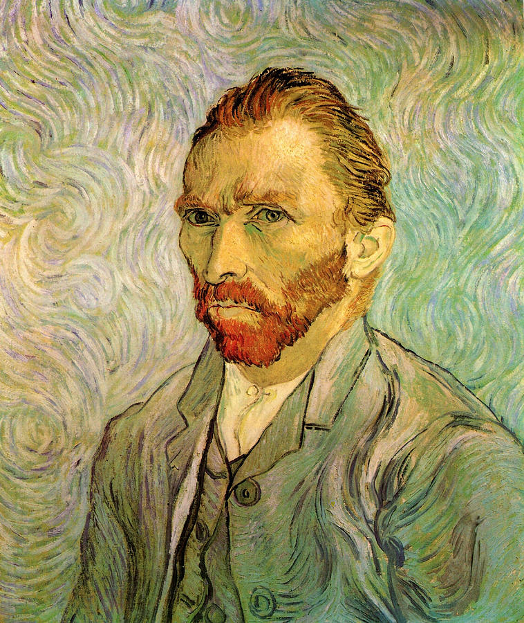 Self Portrait of Vincent Van Gogh #6 Painting by 