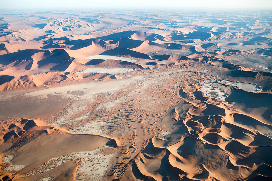 Abstract Photograph - Sossusvlei From The Air #6 by Ben McRae