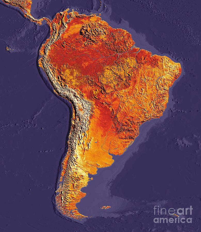 South America #6 Photograph by Dynamic Earth Imaging/science Photo Library