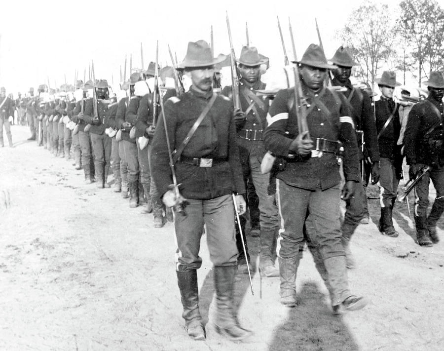 Spanish-american War, Buffalo Soldiers #6 Photograph by Science Source