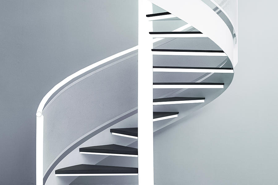 Spiral Staircase #6 Photograph by Inge Schuster