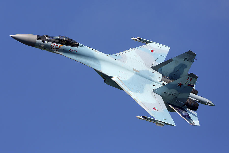 Su-35s Jet Fighter Of The Russian Air #6 Photograph by Artyom Anikeev