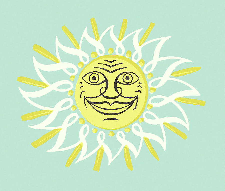 Summer Drawing - Sunshine #6 by CSA Images