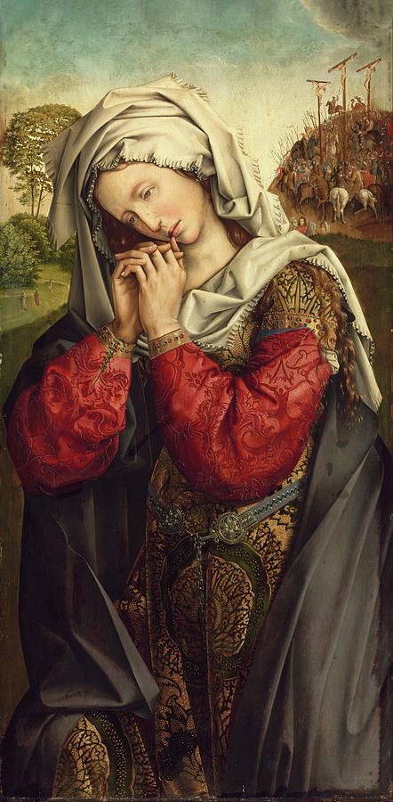The Mourning Mary Magdalene Painting by Colijn De Coter The Mourning Mary Magdalene Painting by Colijn De Coter