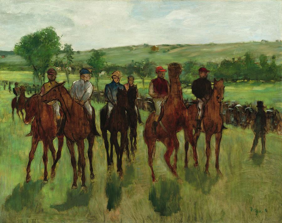 Edgar Degas Painting - The Riders #6 by Mountain Dreams