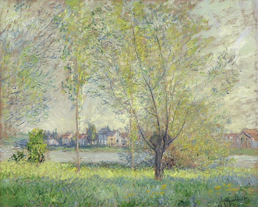 Claude Monet Painting - The Willows by Claude Monet