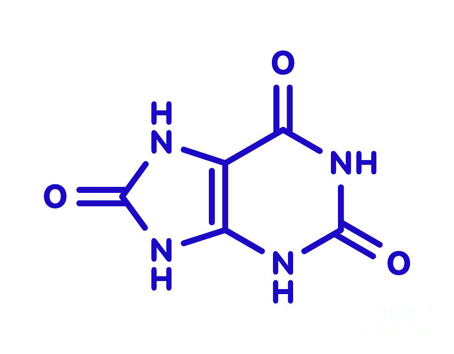 Uric Acid Molecule #6 Photograph by Molekuul/science Photo Library