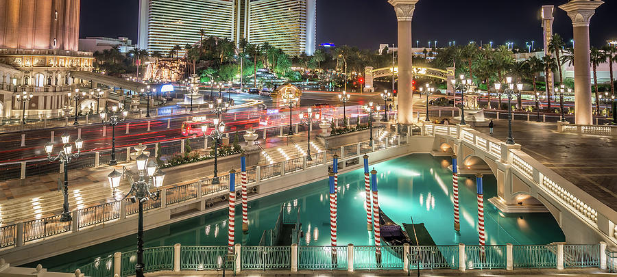View of The Venetian Hotel Resort and Casino #6 Photograph by Alex Grichenko