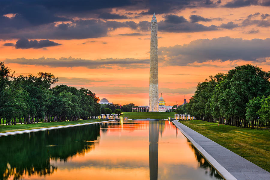 Washington D.c. Photograph - Washington Monument On The Reflecting #6 by Sean Pavone