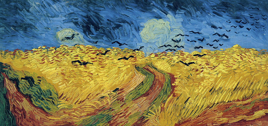 Vincent Van Gogh Painting - Wheat Field With Crows #6 by Mountain Dreams