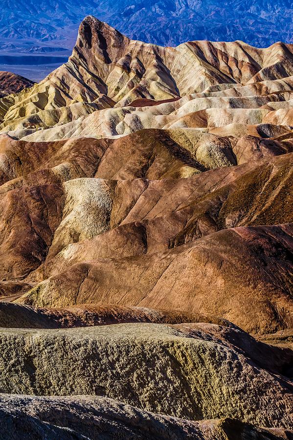 Zabriskie Point In Death Valley National Park #6 Photograph by Alex Grichenko