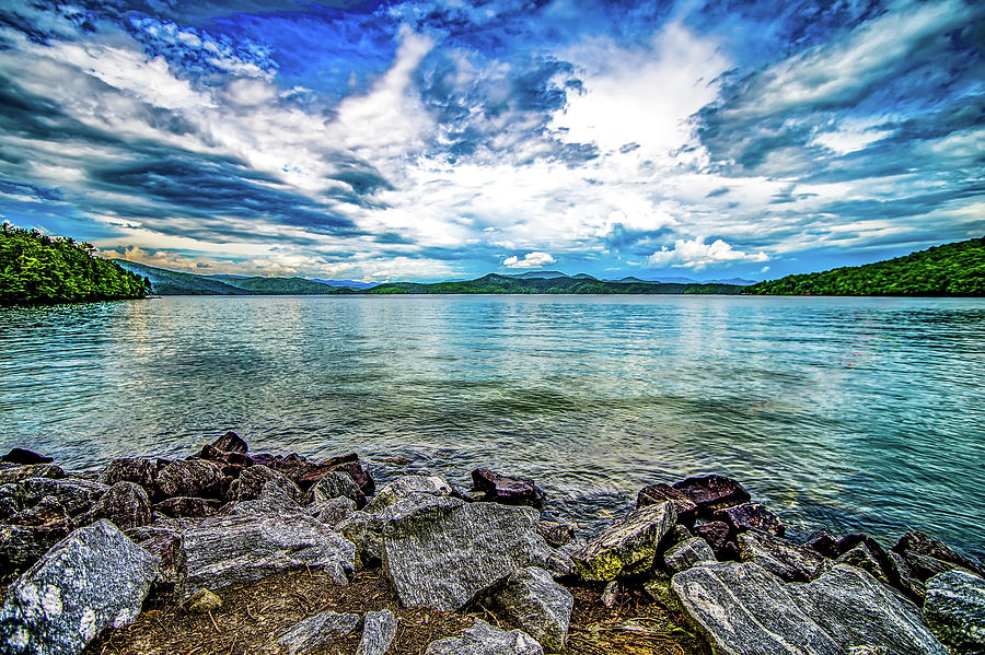 Beautiful landscape scenes at lake jocassee south carolina #61 Photograph by Alex Grichenko