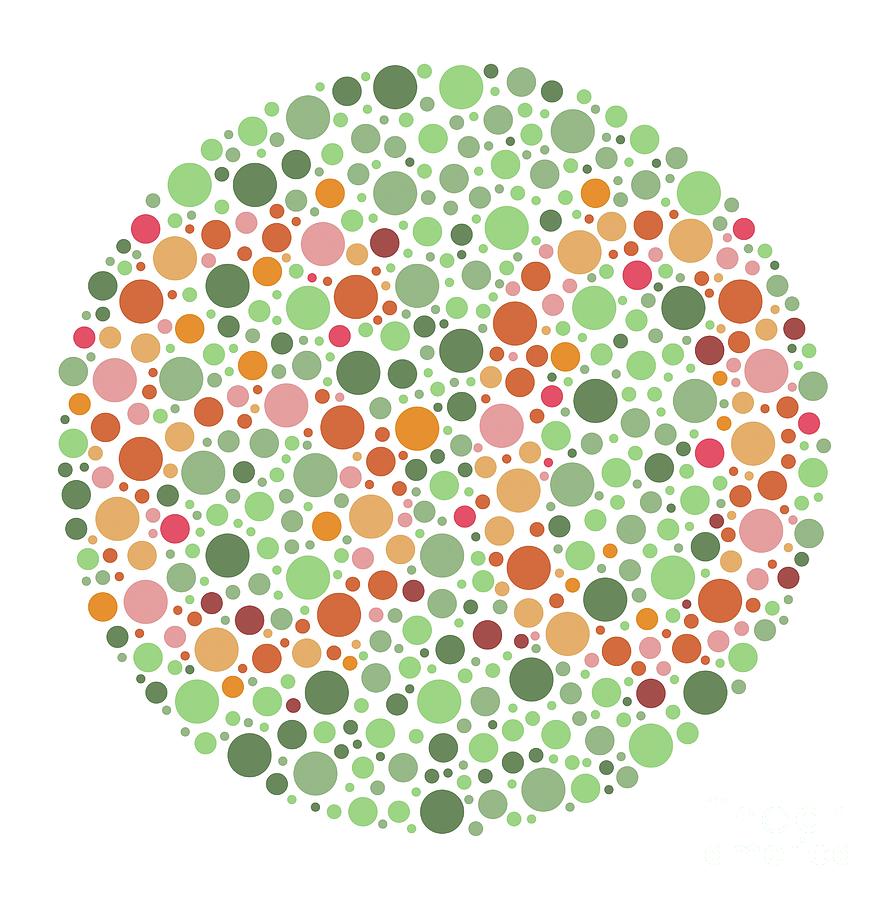 Colour Blindness Test Chart Photograph by Chongqing Tumi Technology Ltd ...