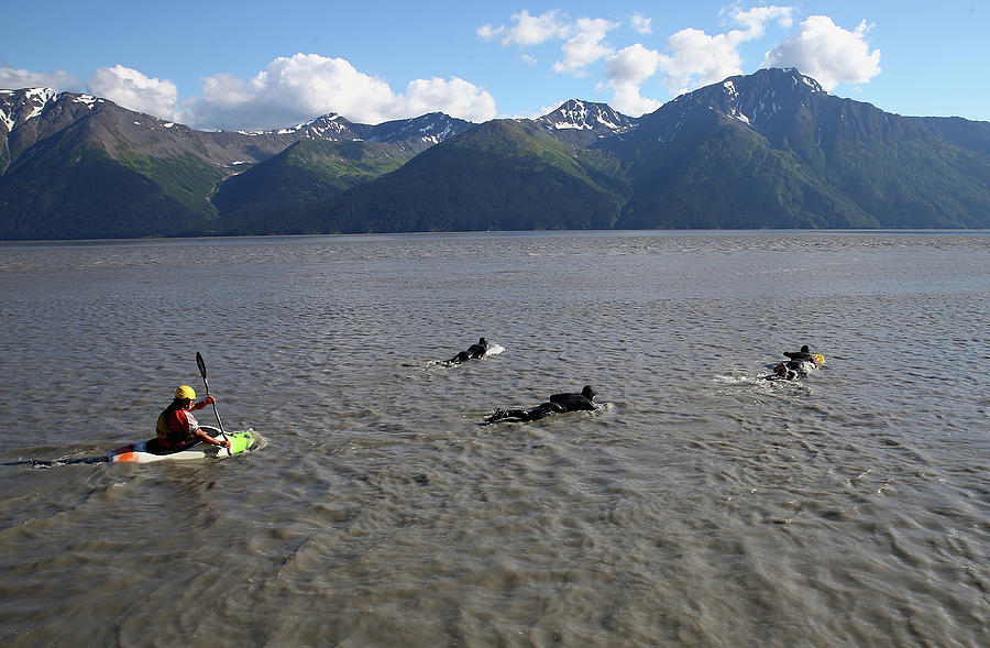 Feature - Bore Tide Surfing In Alaska #62 Photograph by Streeter Lecka