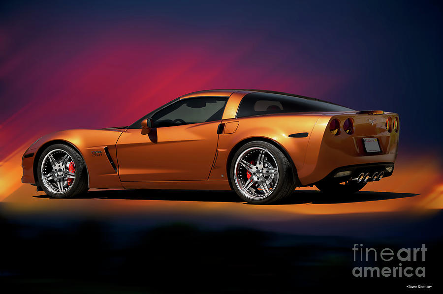 2007 Chevrolet Corvette Z06 C6R #8 Photograph by Dave Koontz - Fine Art ...