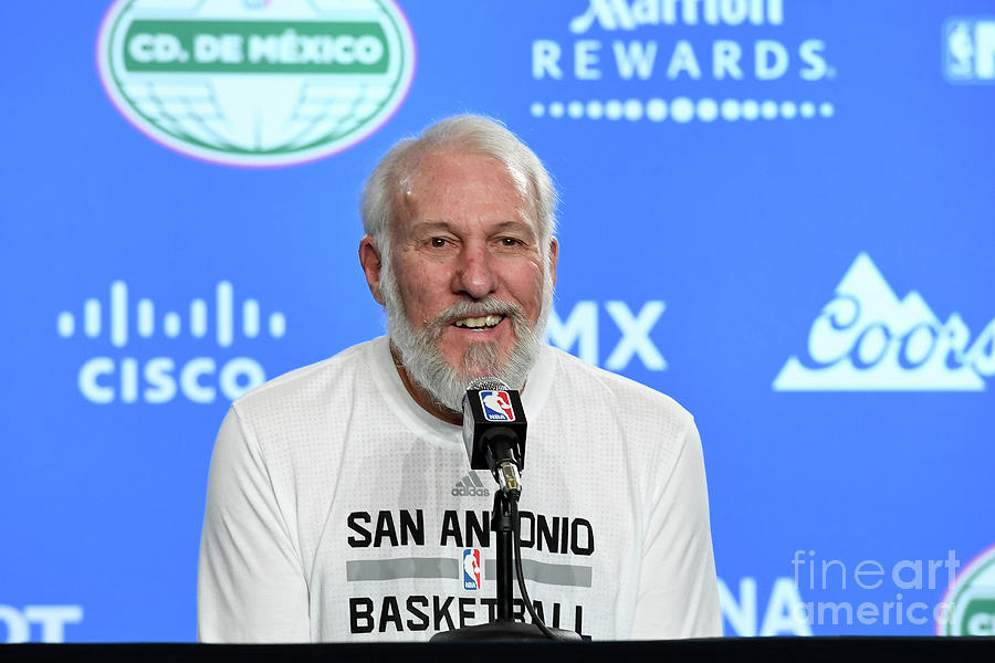 2017 Nba Global Games - San Antonio Photograph by David Dow 2017 Nba Global Games - San Antonio Photograph by David Dow