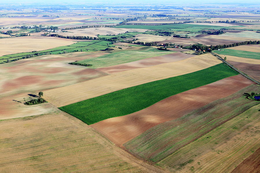Aerial Photo Of Farmland #7 Photograph by Dariuszpa