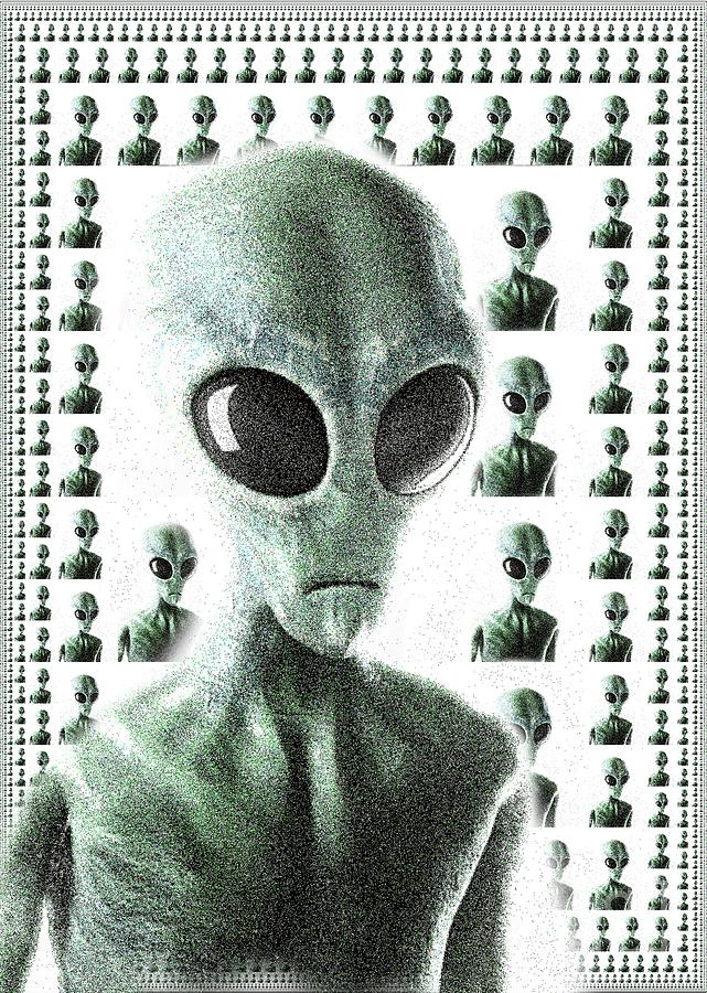Alien Files #7 Digital Art by Esoterica Art Agency